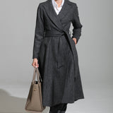 Manteau gris Palma - Tweed irlandais