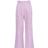 Ramblas Herringbone Pink - Linen