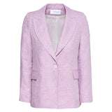 Gale Herringbone Pink - Linen