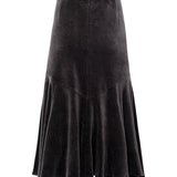 Jupe Cardessar noire - Velours bio