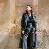 Manteau gris Palma - Tweed irlandais