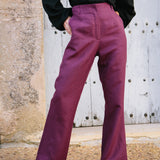 Pantalon violet Selena
