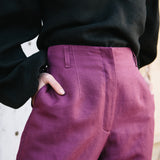 Pantalon violet Selena