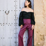 Pantalon violet Selena