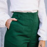 Pantalon vert Selena