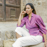Blouse Nerissa, couleur violette