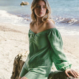 Shorts Selena Vert - Lin