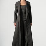 Manteau Maxi Gris Palma
