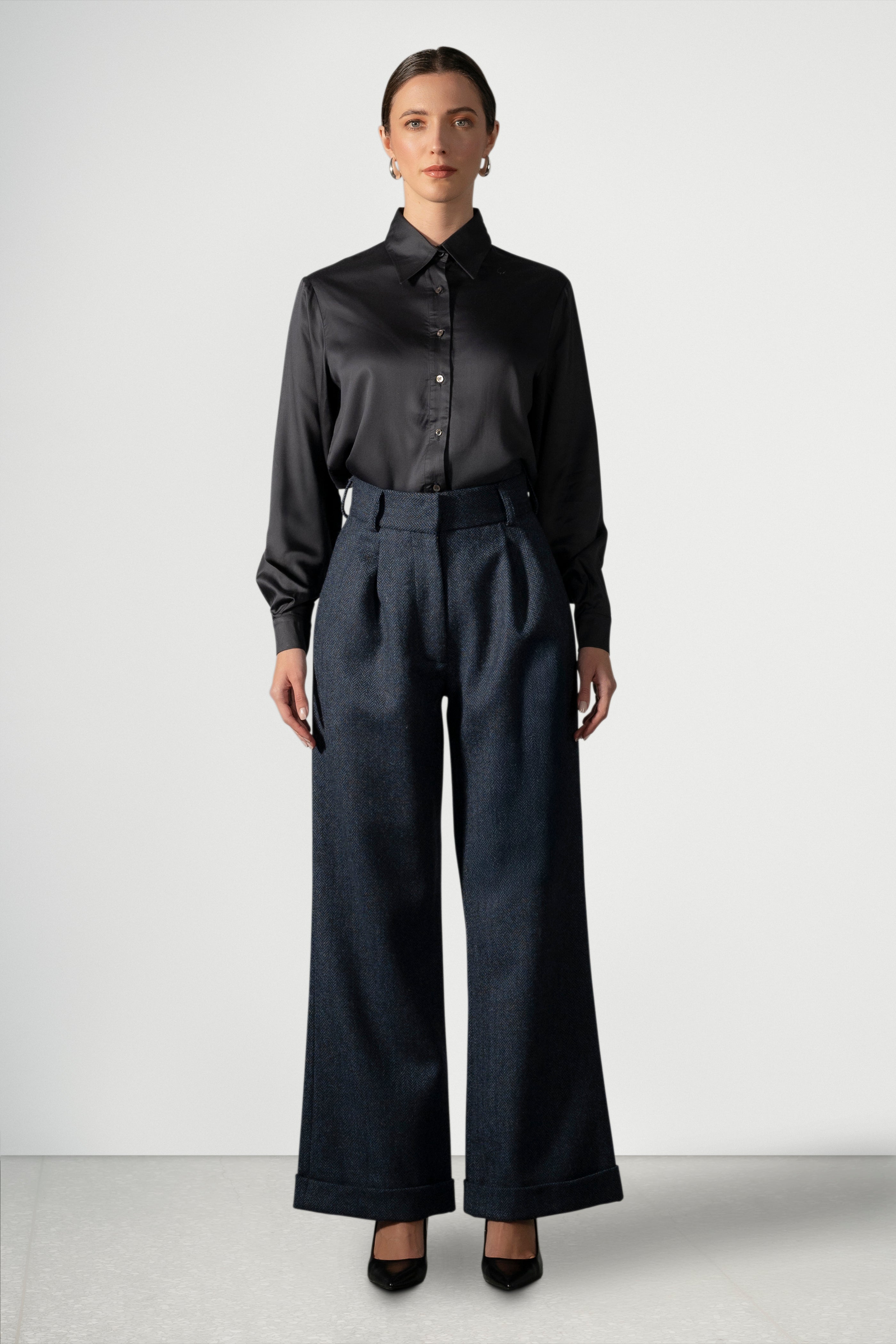 Pantalons bleus marine Ramblas