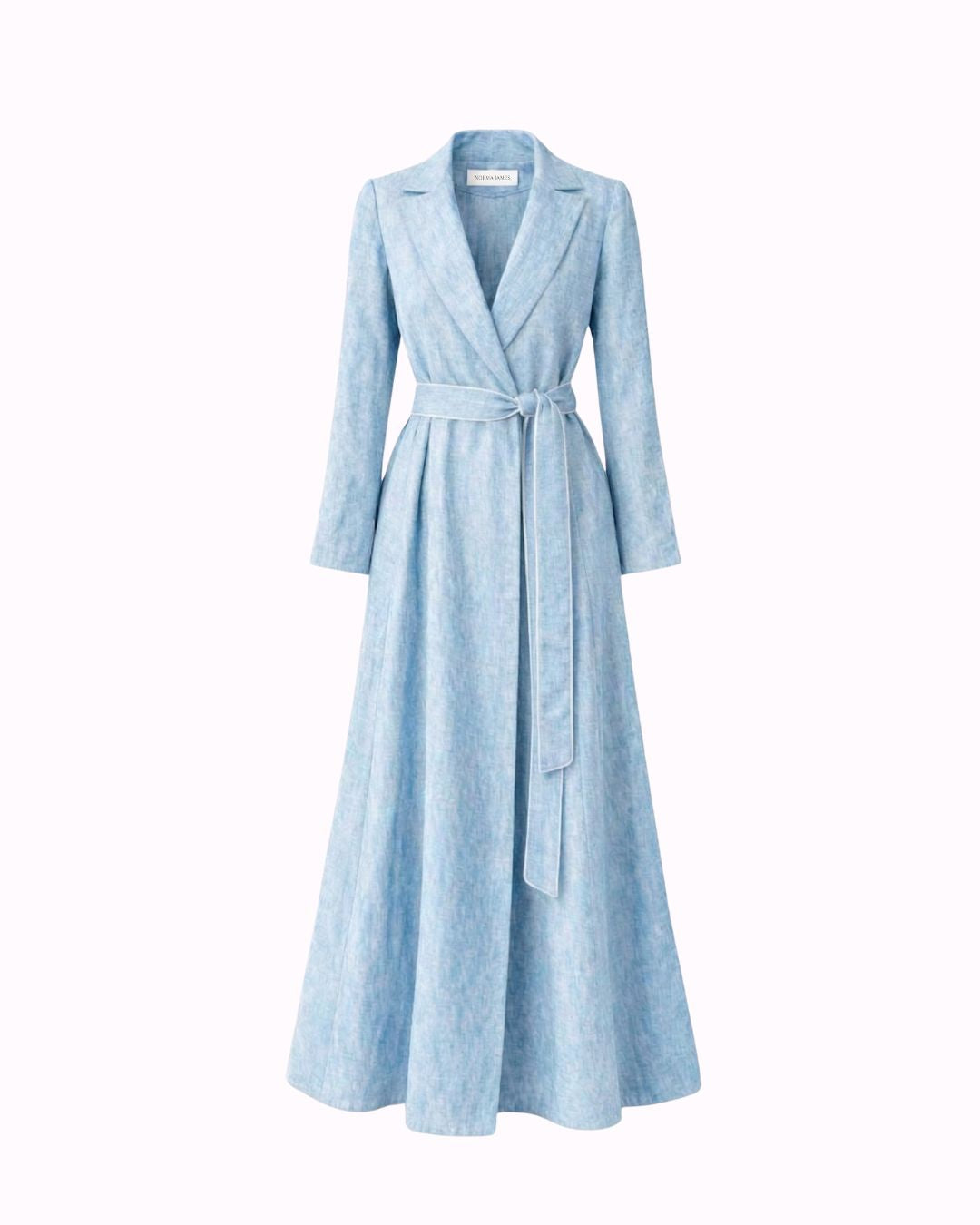 Palma Coat Maxi Sky Blue