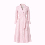 Palma Coat Pink Check Linen