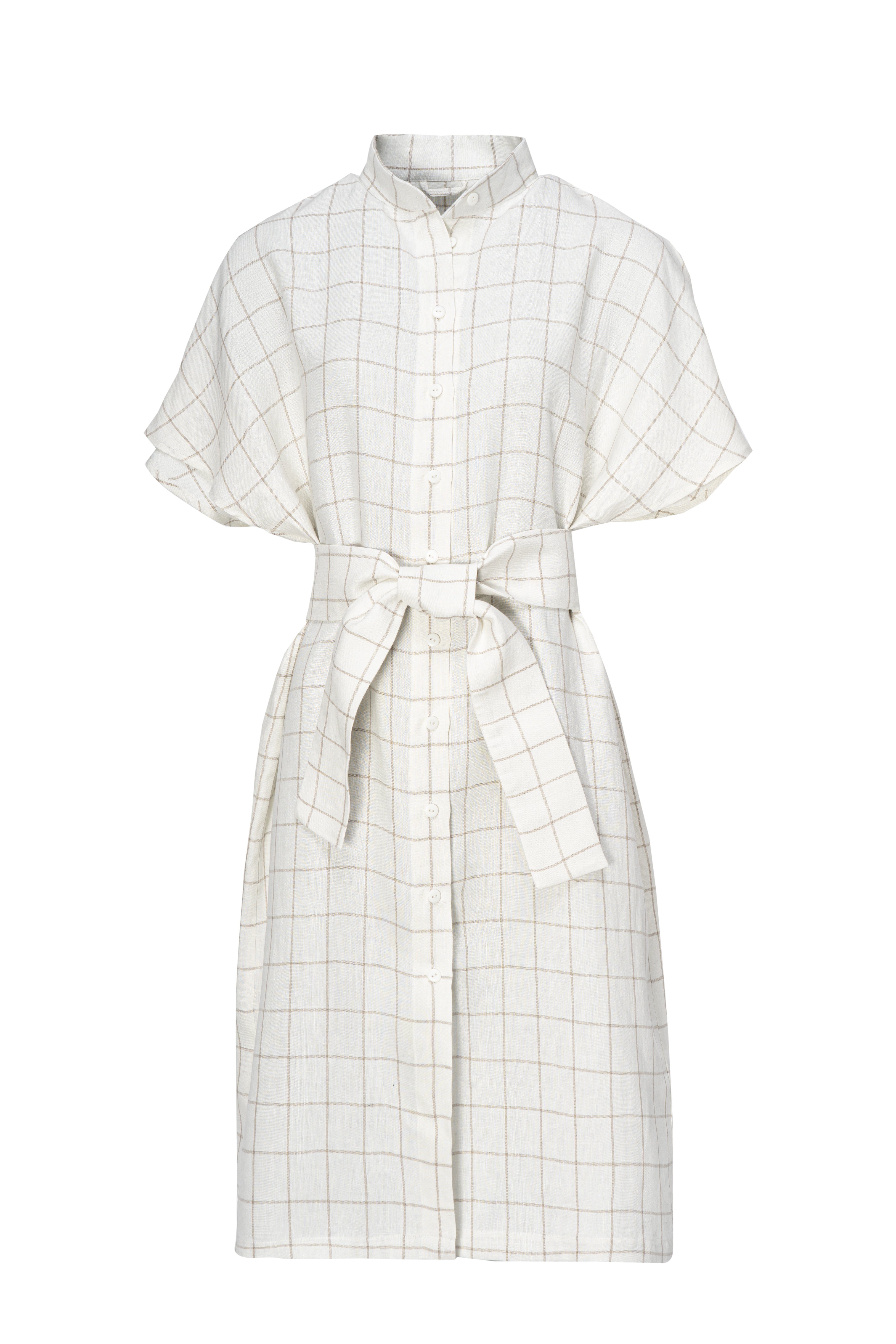 Camal Dress - Check