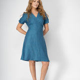 Cordelia Dress Blue