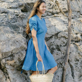 Cordelia Dress Blue