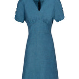 Cordelia Dress Blue