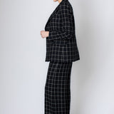Gale Black Check Blazer