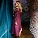 Laragh Coat in Burgundy