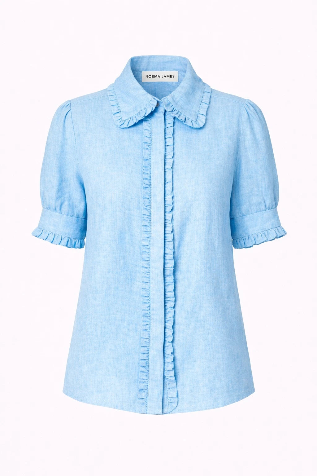 Blusa con volantes Alcudia Off White