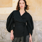 Nerissa Black Blouse