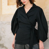 Nerissa Black Blouse