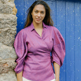 Nerissa Blouse Purple