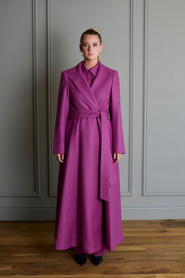 Manteau Palma Maxy Blanc cassé