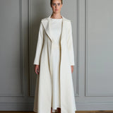 Manteau Palma Maxy Blanc cassé