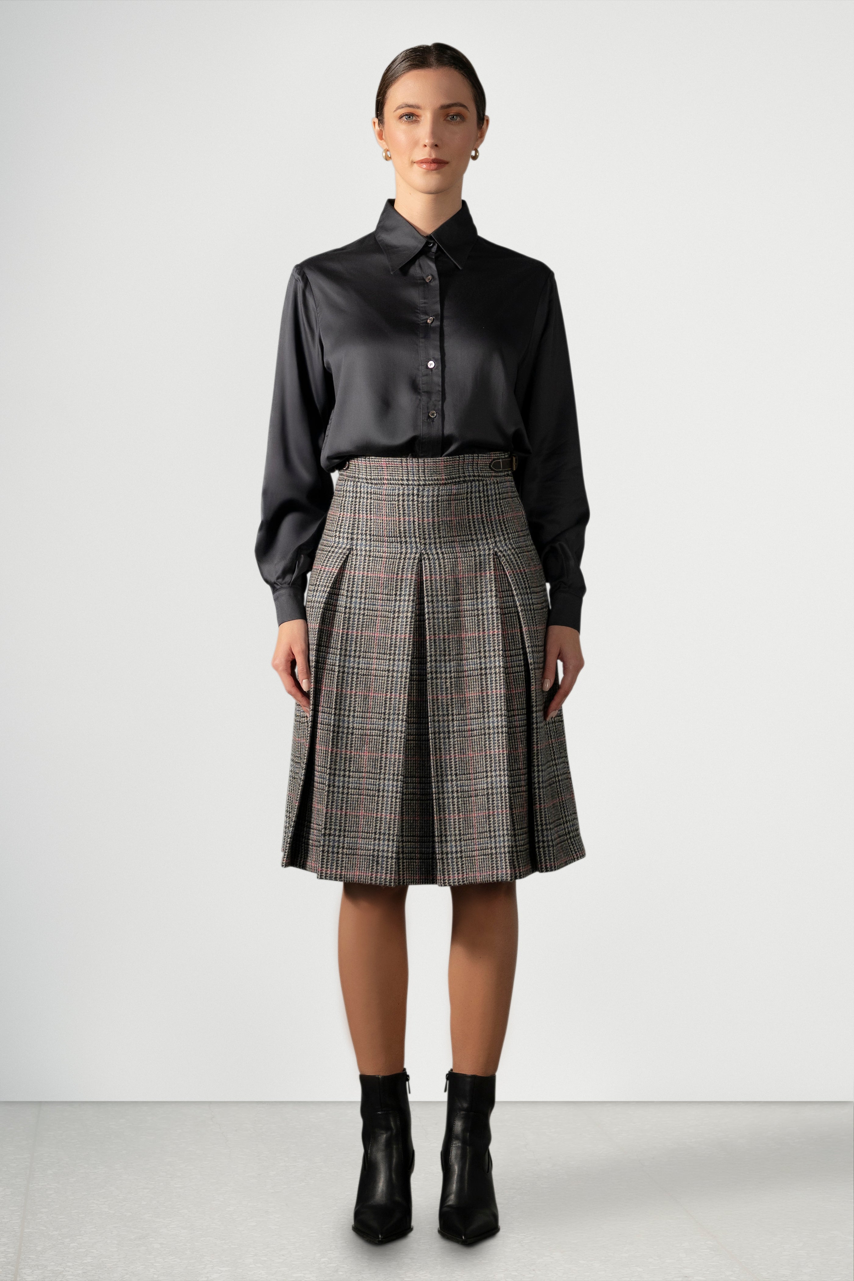 Palas Check Skirt