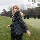 Gale Black Check Blazer