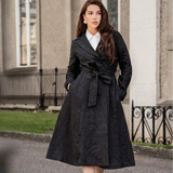 Palma Coat Black Linen